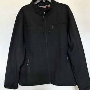 Free Country Men Water Resistant Lined Lightweight Softshell Jacket
Size L Black
